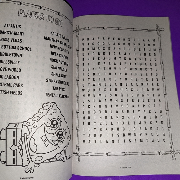 SpongeBob SquarePants Word Search Puzzle Book - Picture 3 of 6